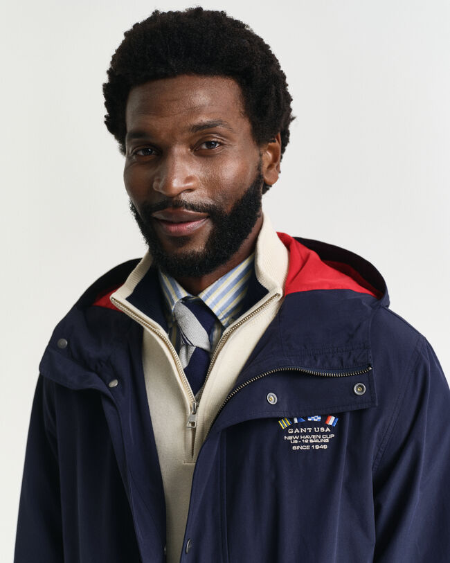 Windshielder jakke med blokke