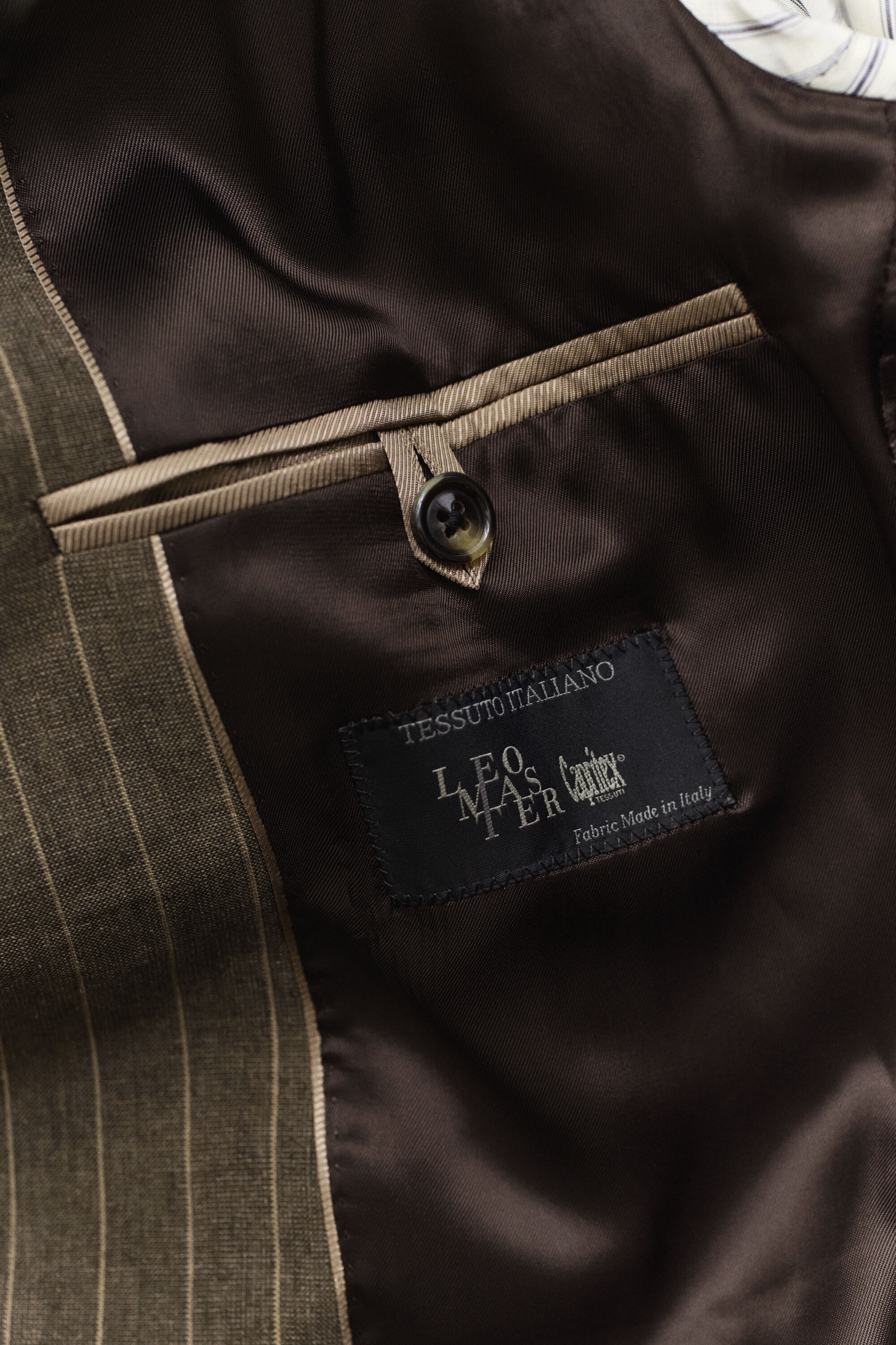 Nålestribet jakkesæt-jakke