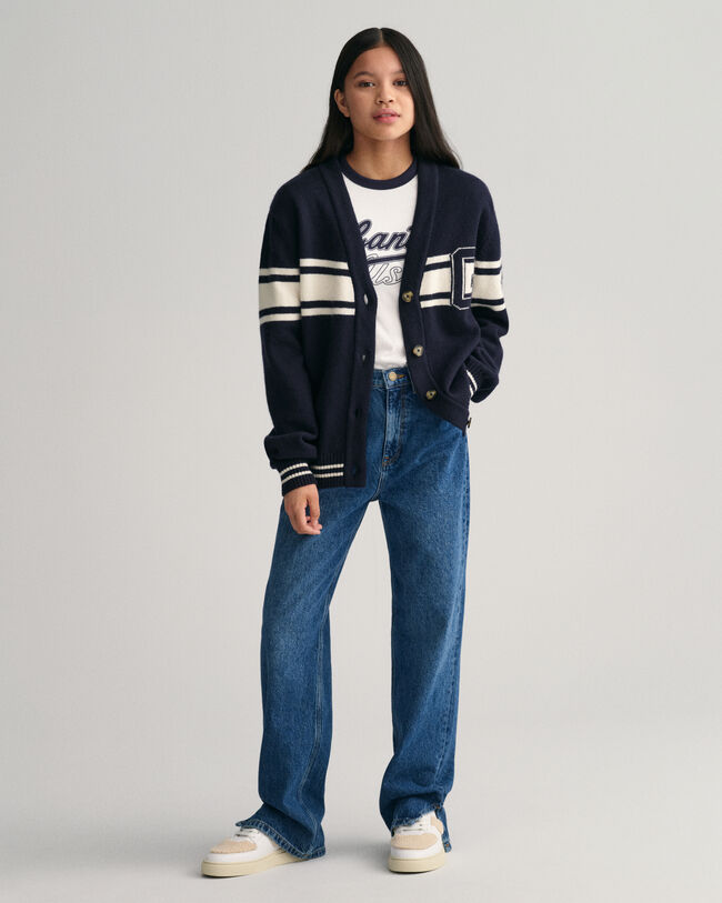 Teen Girls GANT Varsity cardigan