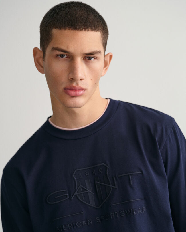 Tonal Shield T-shirt med lange ærmer