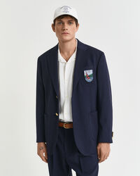 Relaxed fit Club Blazer med mærke