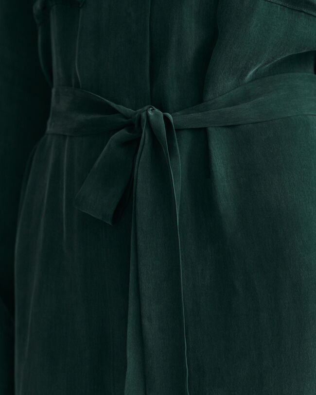 Relaxed fit utility-skjortekjole