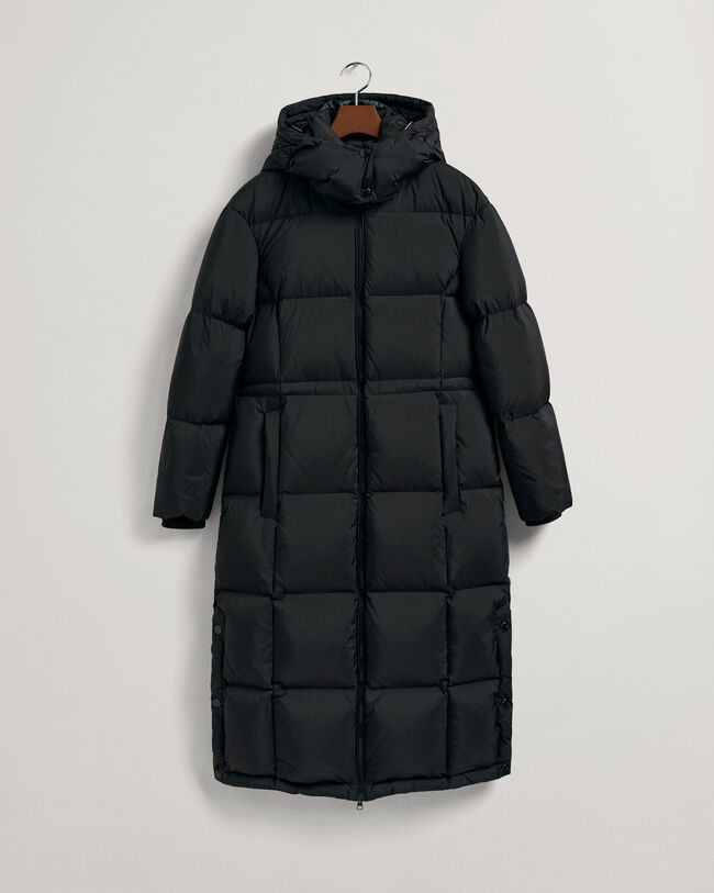 Dunfrakke i fuld længde