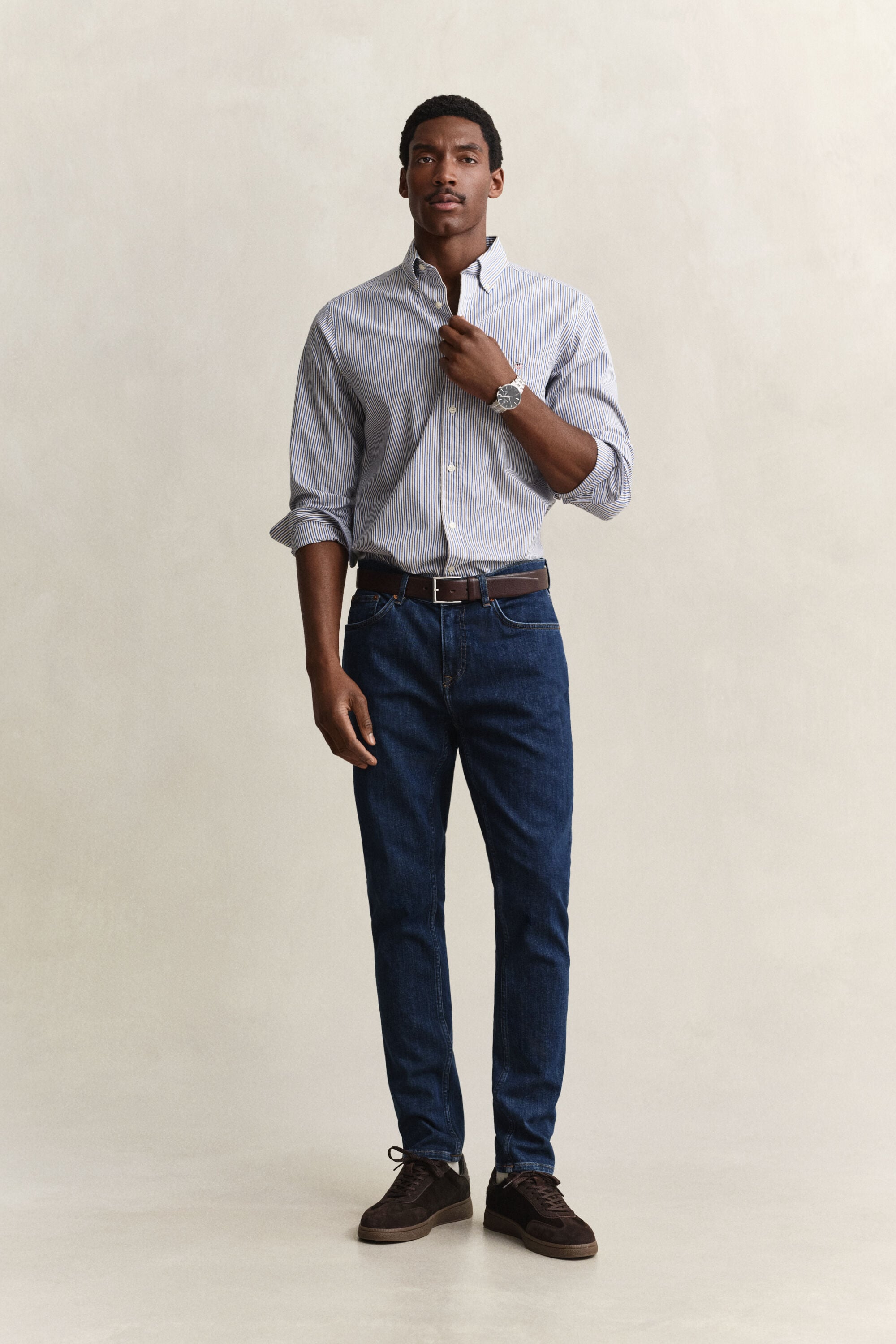 Slim jeans i let vask