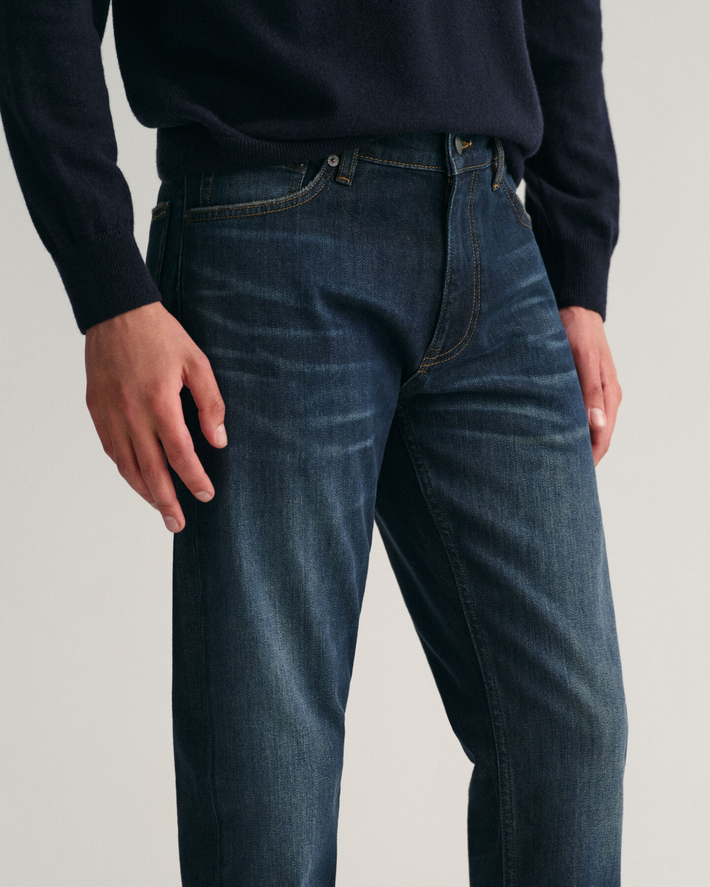 Regular fit Archive vaskede jeans
