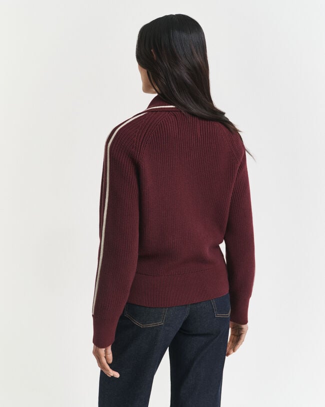 GANT Varsity cardigan med lynlås