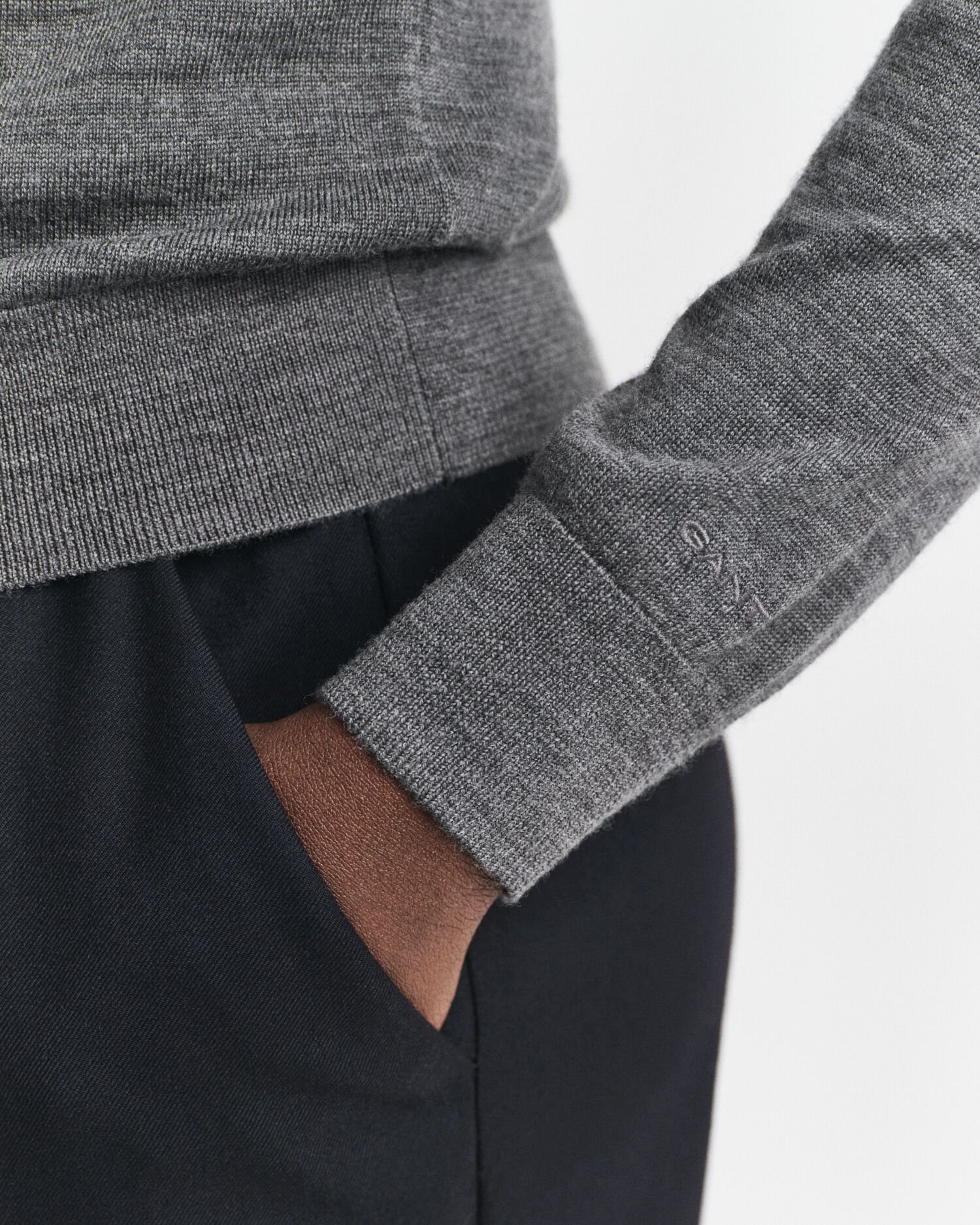 Cardigan af ekstra fin merinould