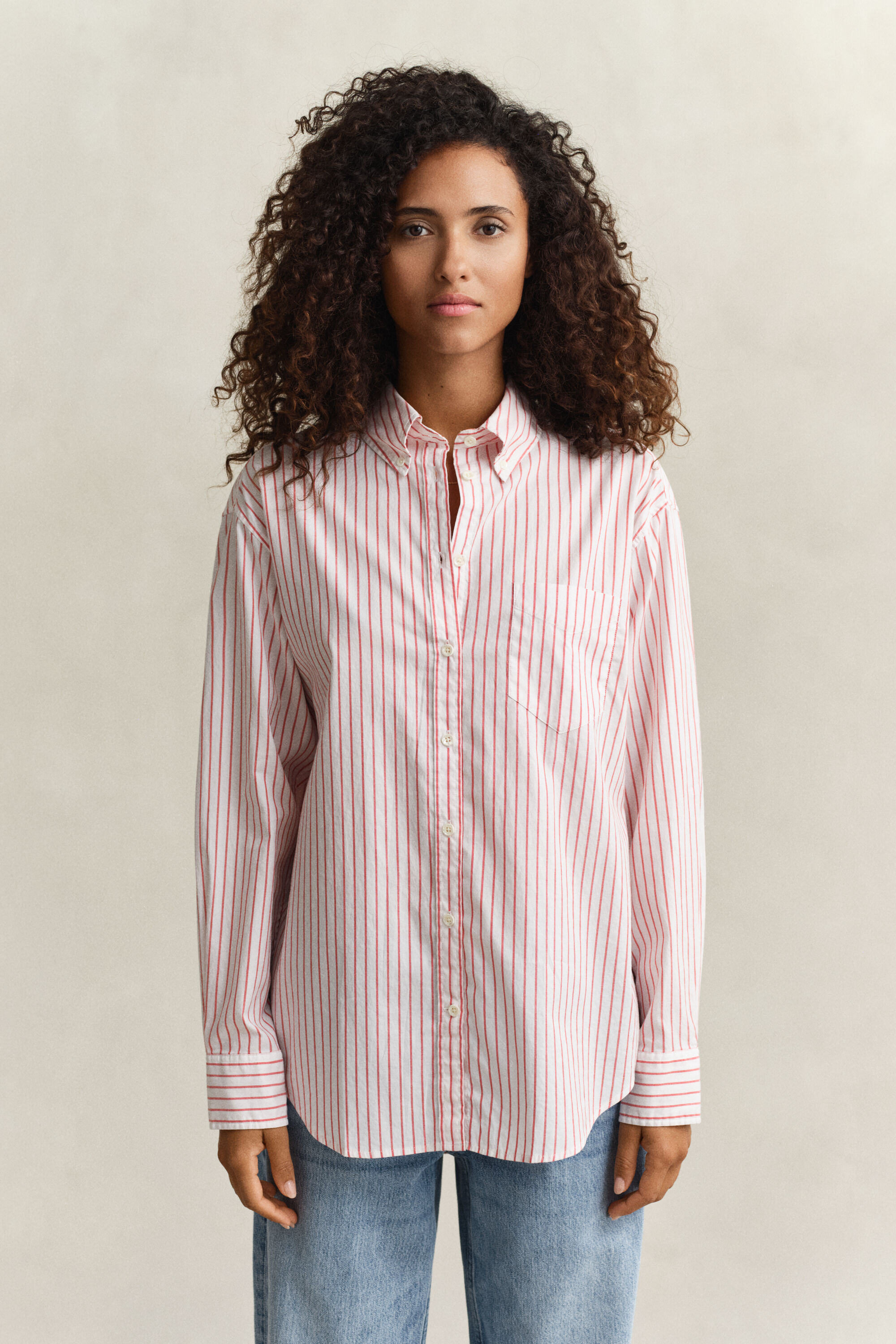 Luxury Oxford skjorte med striber