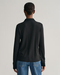 Detail langærmet poloskjorte med krave