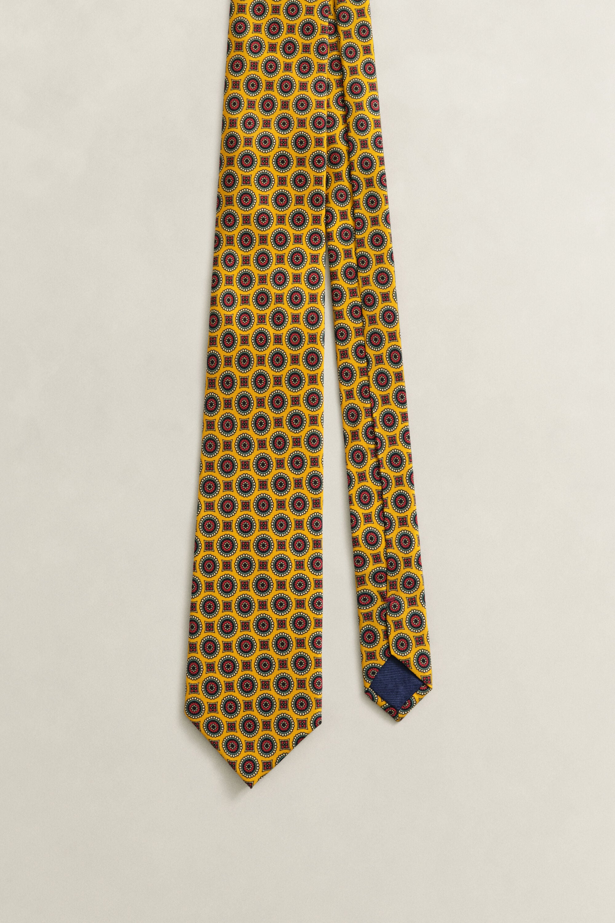 Slips med foulard-tryk