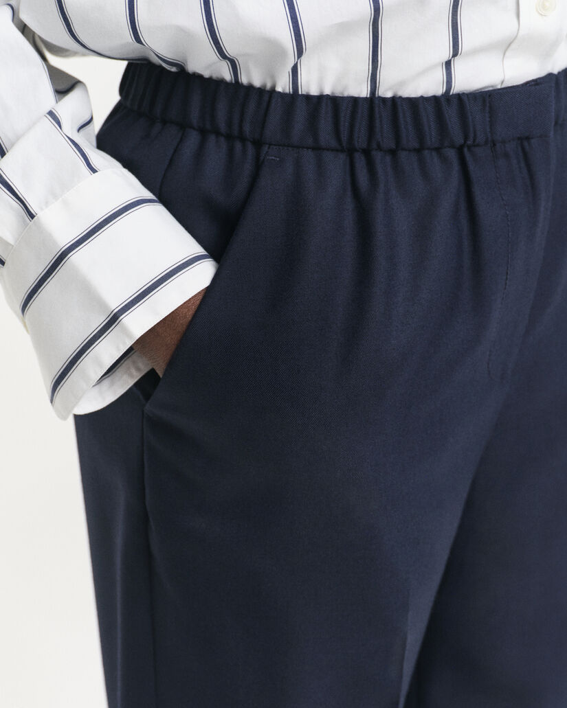 Pull-on-bukser i uldblanding