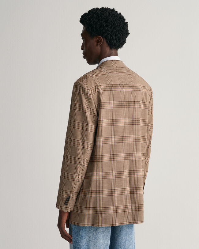 Relaxed Fit Glen-ternet blazer