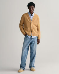 Blød cardigan af uld