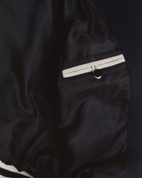 Varsity Jacket i l&aelig;derblanding