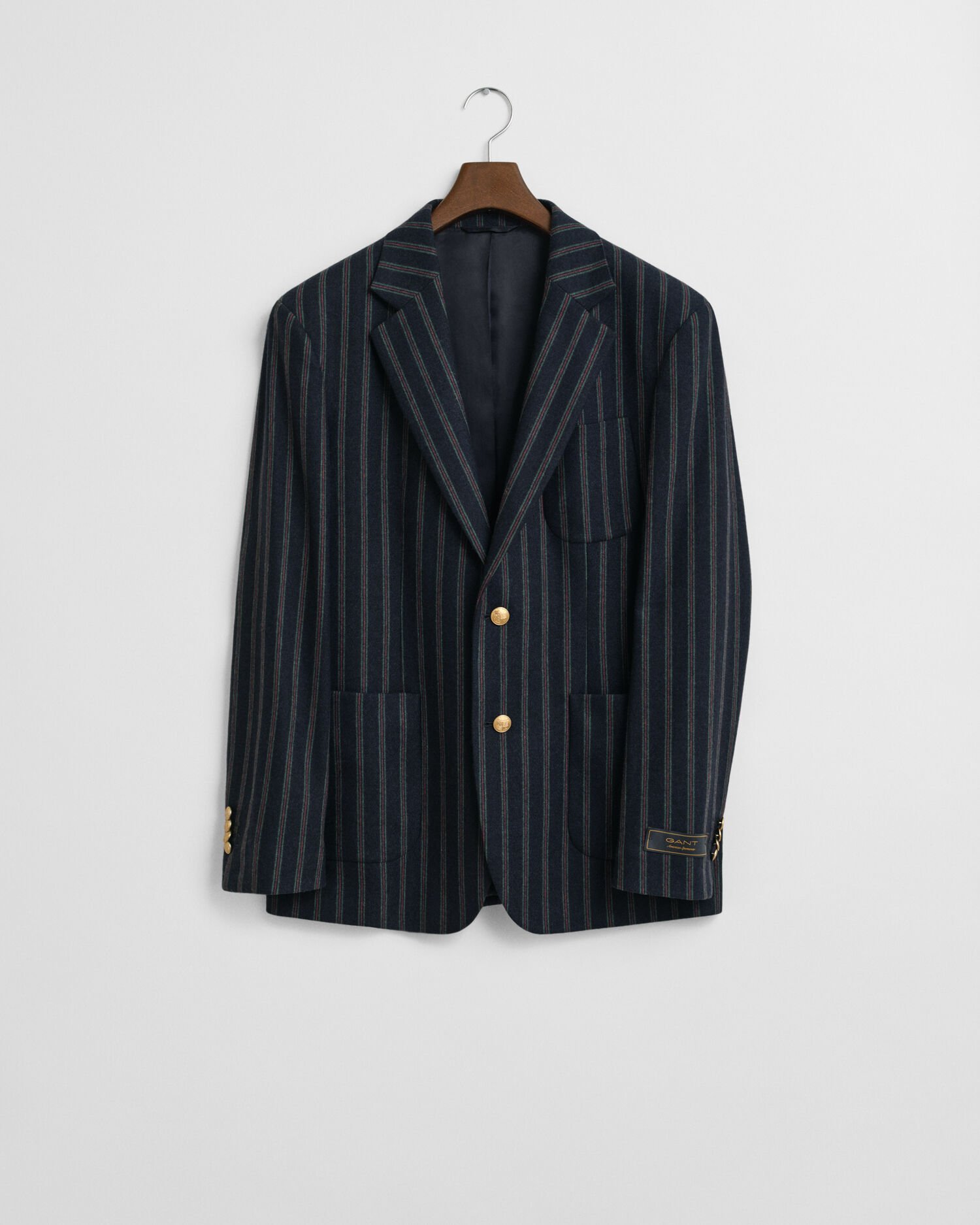 Stribet Club Blazer i flannel