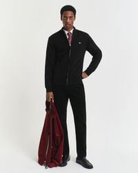 Slim fit chinobukser af jernbanefløjl