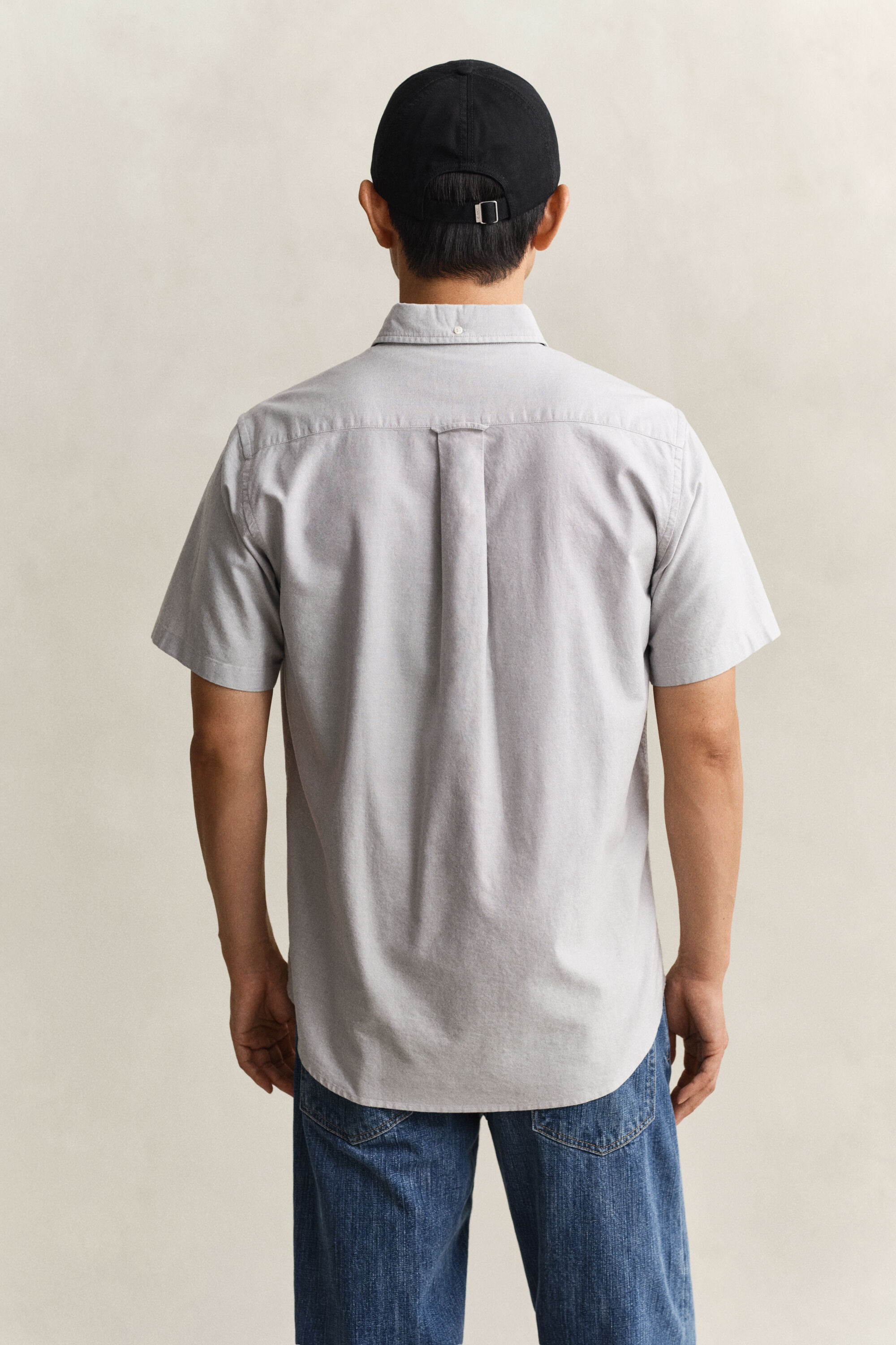 Klassisk oxford-skjorte med korte ærmer