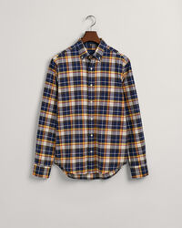 Regular fit ternet Oxford skjorte