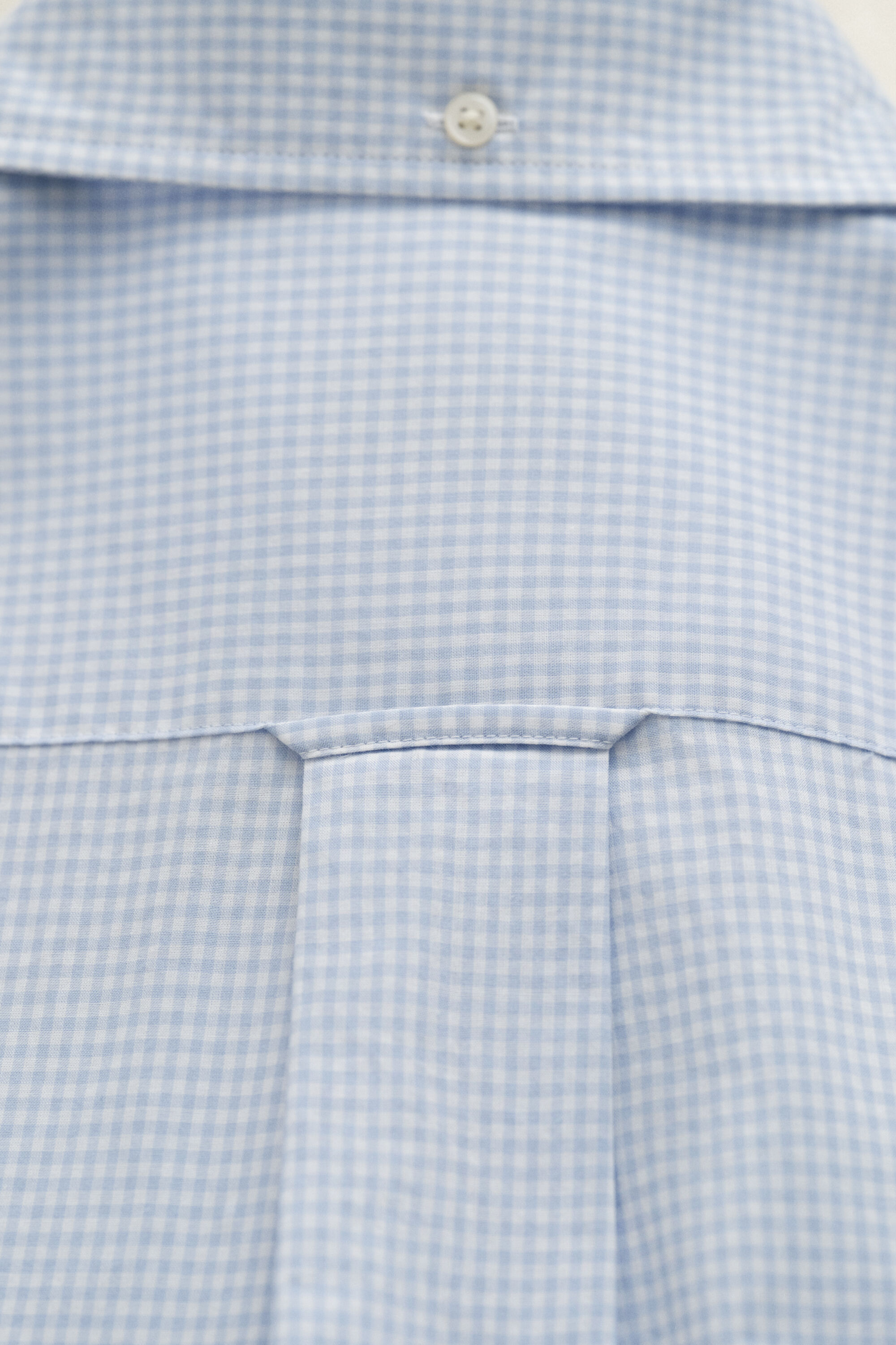 Gingham klassisk poplin-skjorte