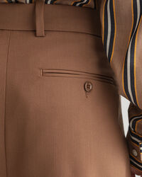 Fluid bukser med læg