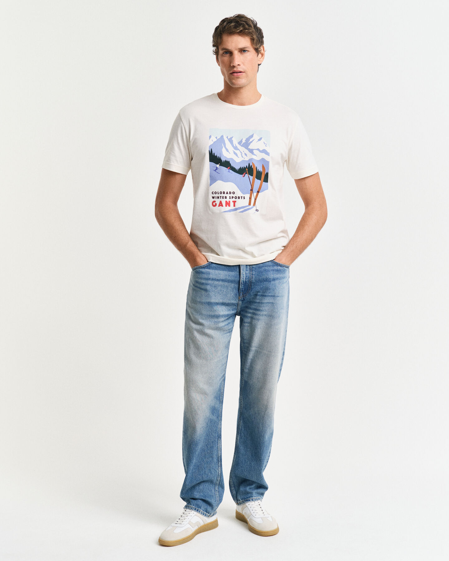 GANT T-shirt med Winter Sports-grafik