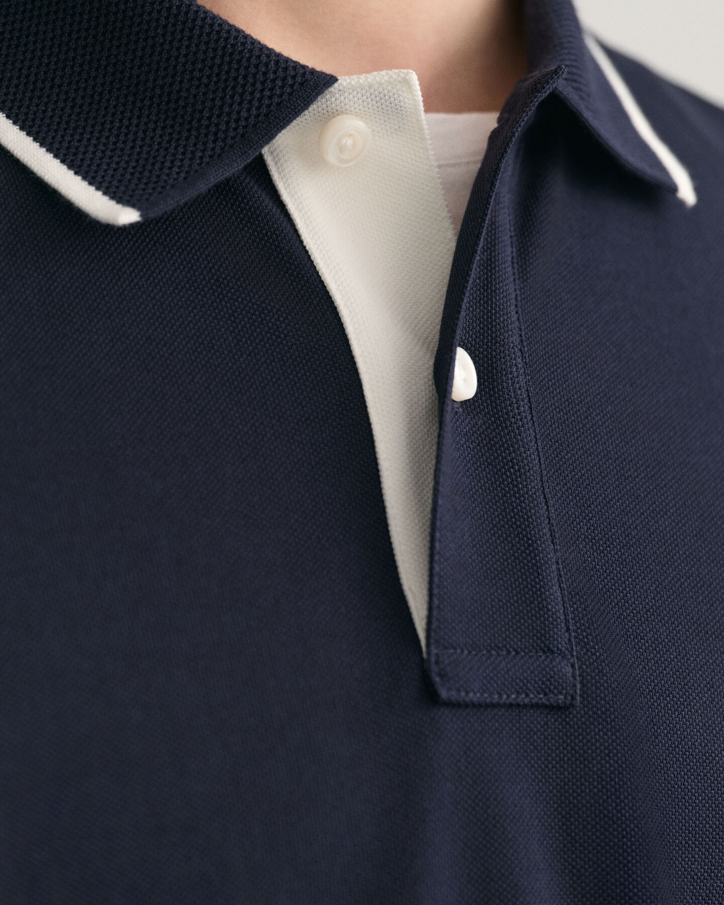 Piqu&eacute; poloskjorte