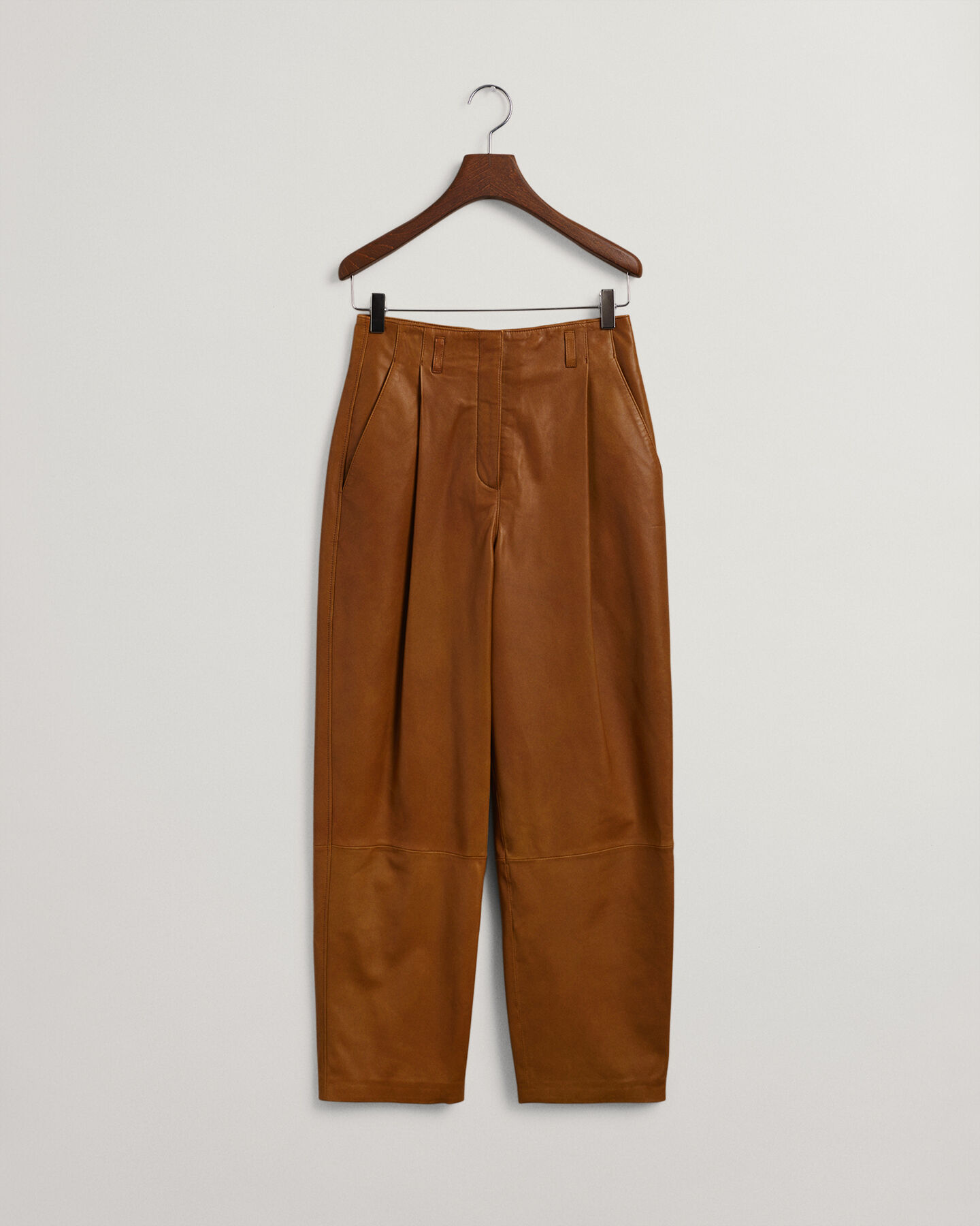 Læderbukser med læg