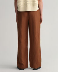 Pull-on-bukser i h&oslash;r- og viskoseblanding