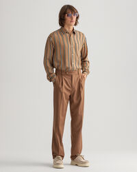 Fluid bukser med læg