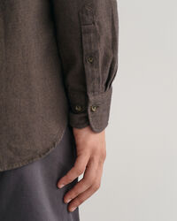 Regular fit sildebensmønstret flannelskjorte