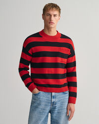 Barstripe crewneck sweater