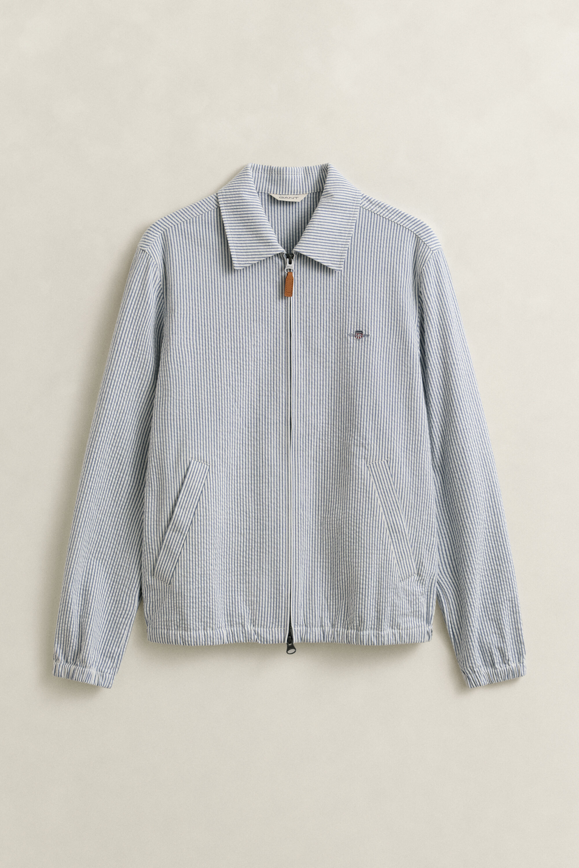 Seersucker Windcheater jakke