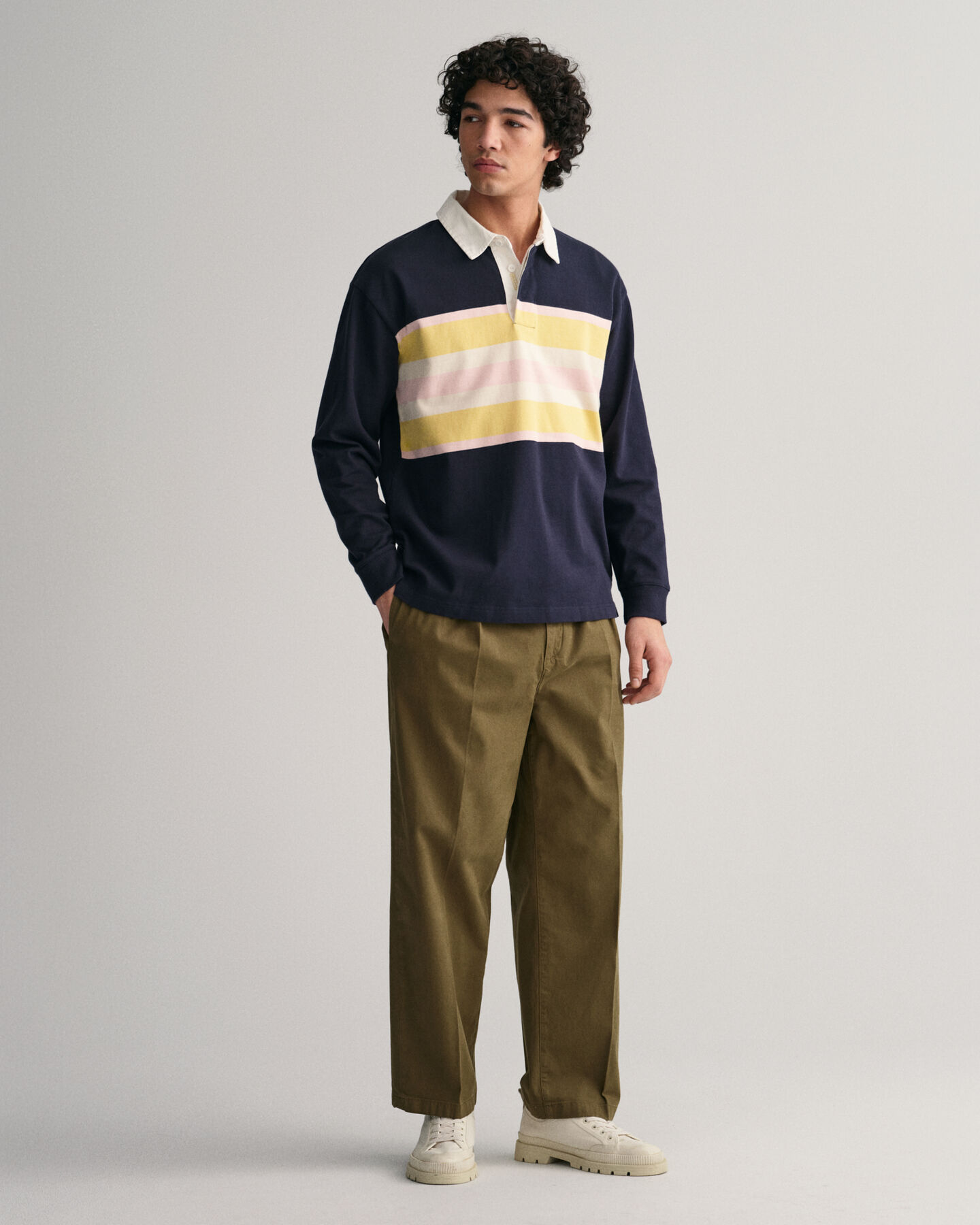 Rugger med farveblokke