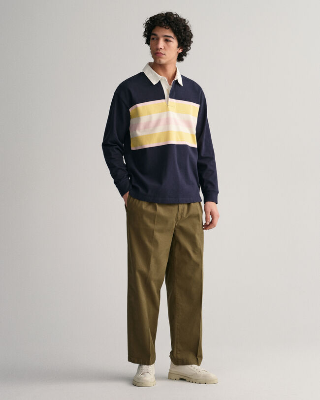 Rugger med farveblokke