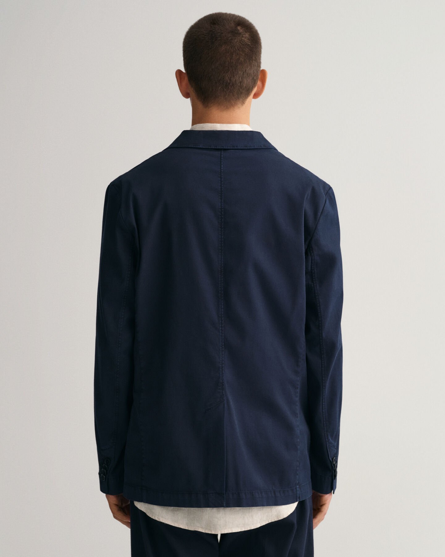 Jakkesæt-blazer af bomuld