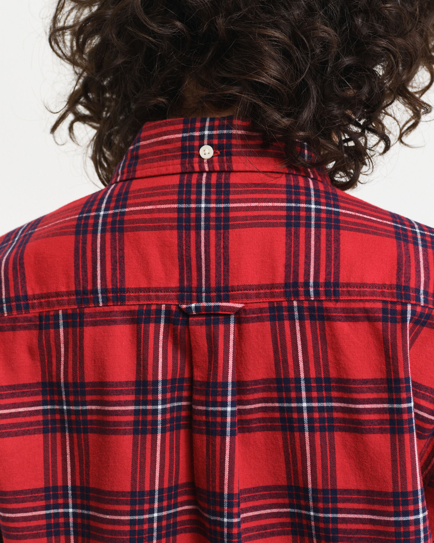 Regular fit ternet flannelskjorte