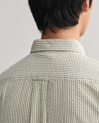 Regular fit seersucker-skjorte