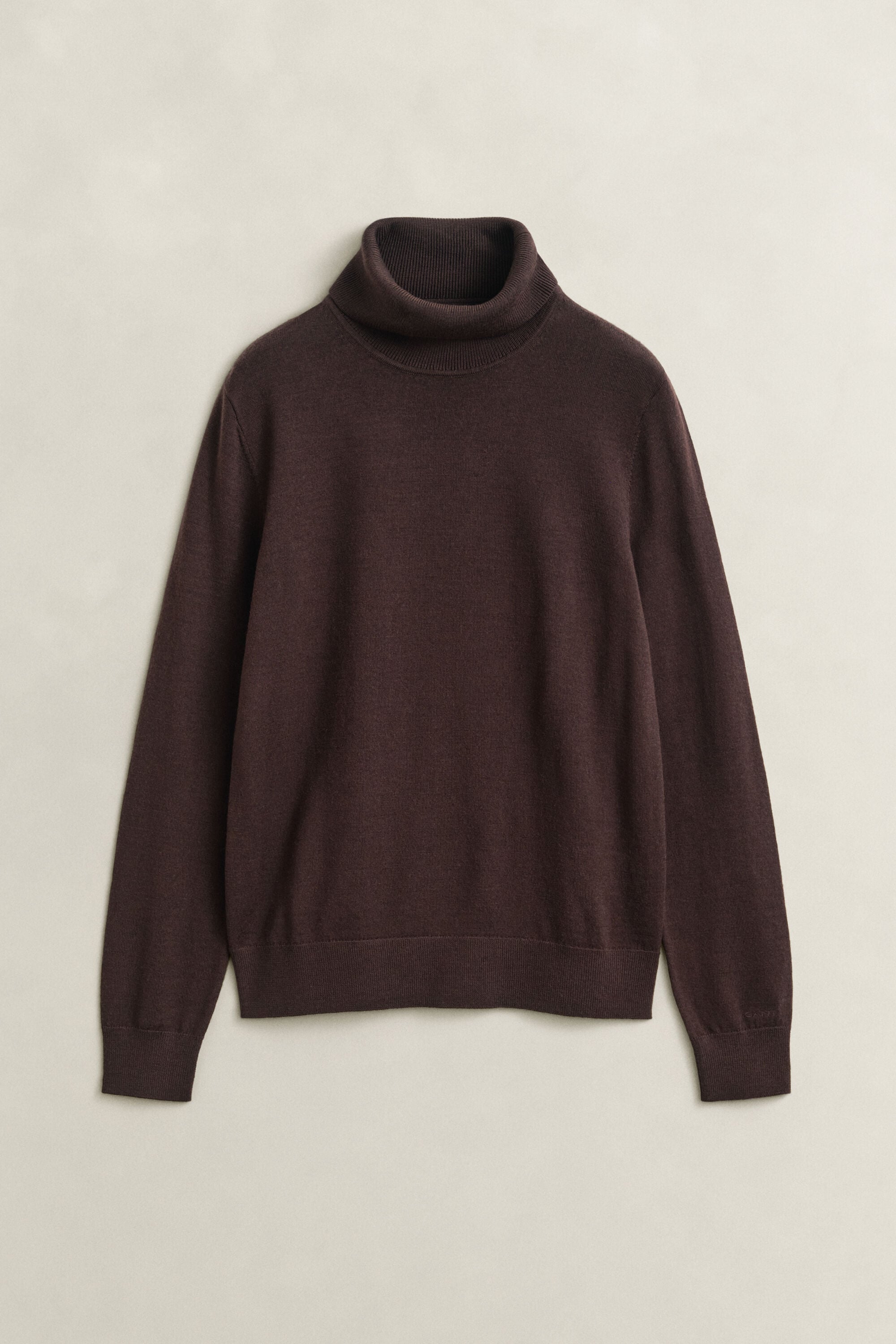 Rullekrave sweater af ekstra fin merinould