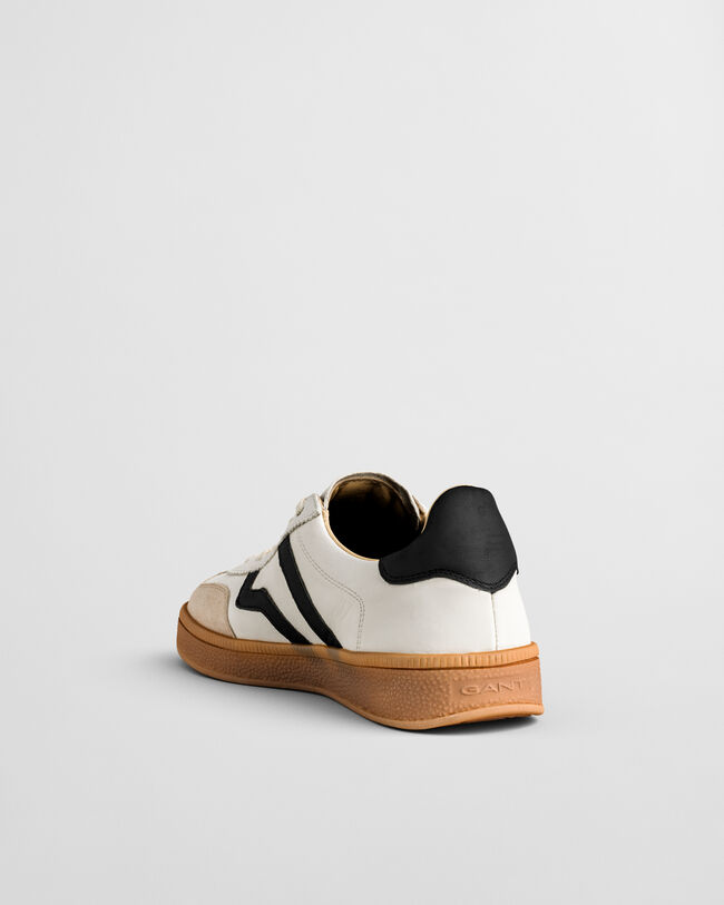 Cuzima l&aelig;der- og ruskindssneakers