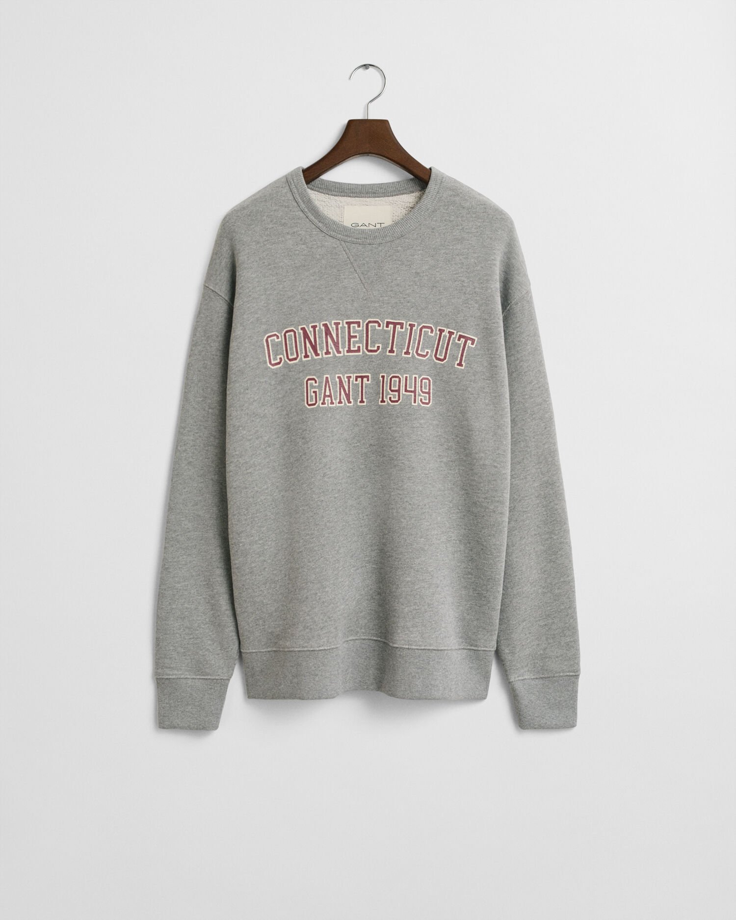 Sweatshirt med college-grafik og crewneck
