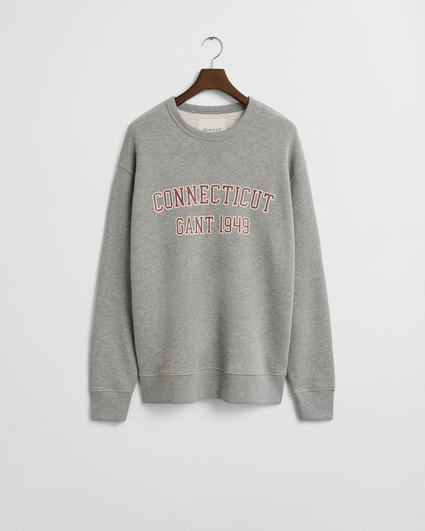 Sweatshirt med college-grafik og crewneck