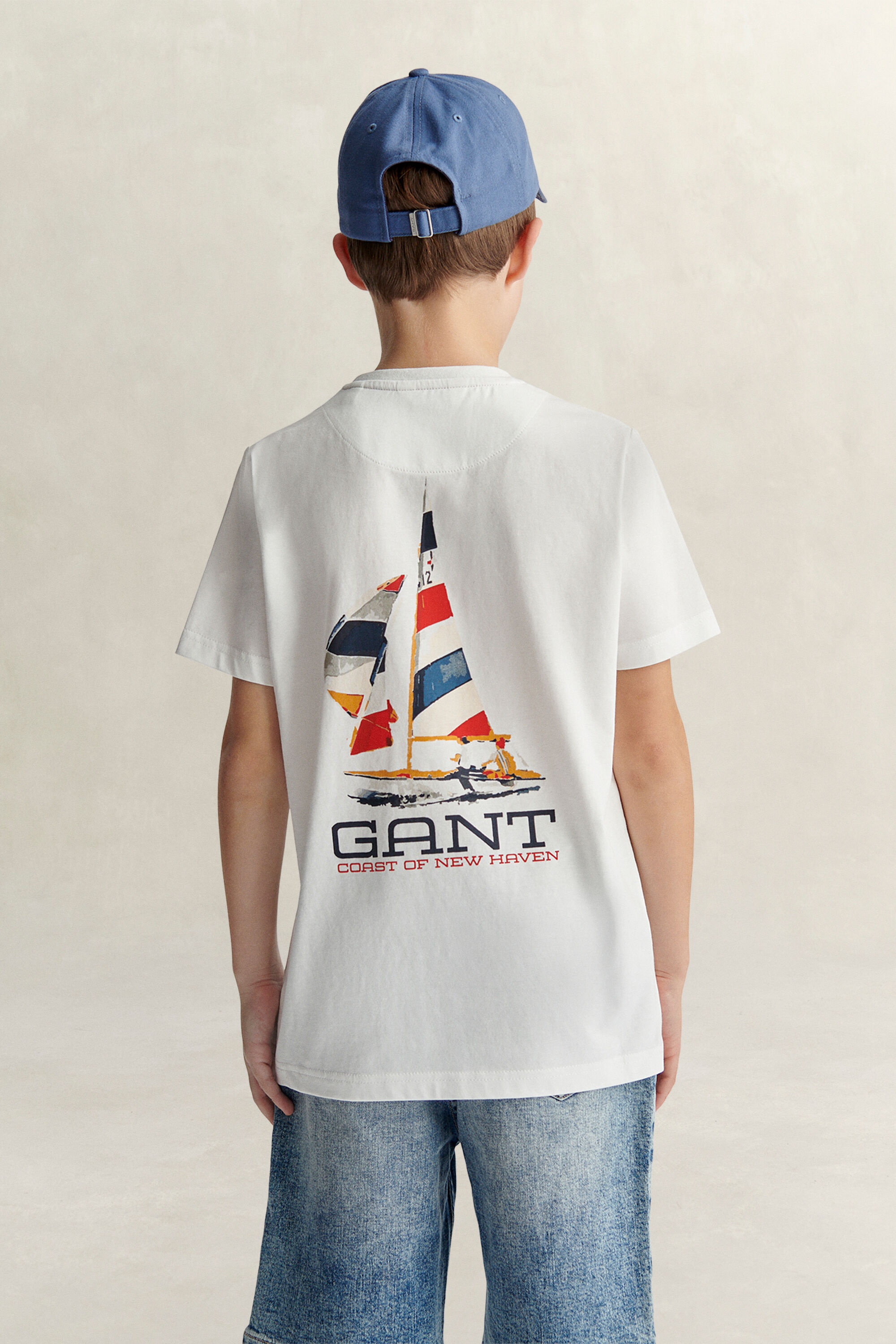 Teen Boys T-shirt med kystmotiv
