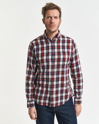 Regular fit ternet Windblown flannelskjorte