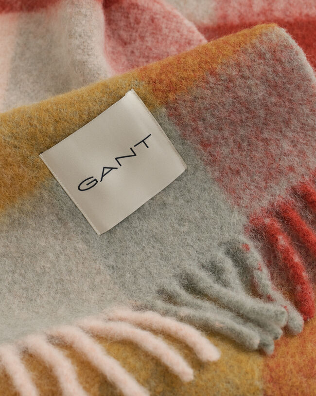 Ternet halstørklæde i alpakauldblanding