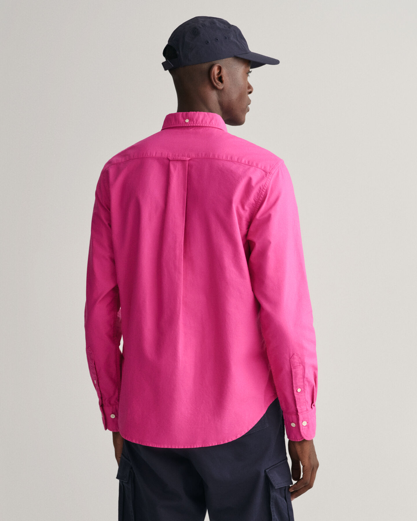 Regular fit Sunfaded Oxford-skjorte