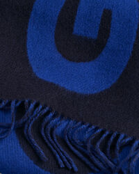 Graphic jacquard-vævet halstørklæde