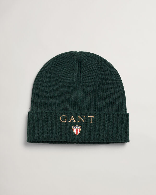 Halstørklæde og beanie med gaveæske