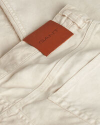 Slim fit jeans af bomuld og h&oslash;r