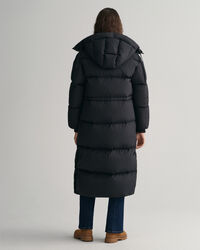 Dunfrakke i fuld l&aelig;ngde