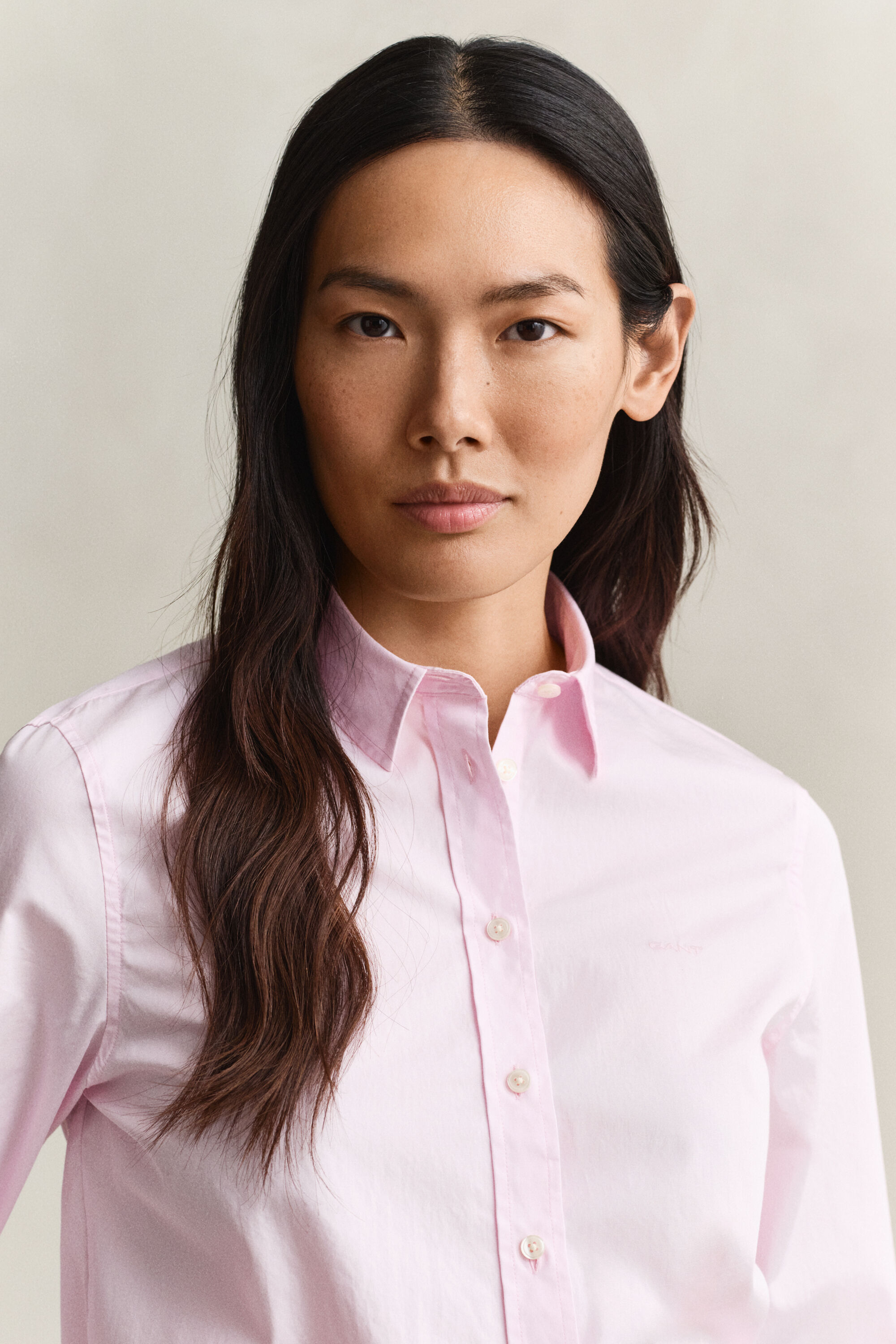 Regular fit klassisk poplin-skjorte